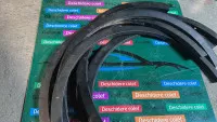 Bandou Ornament Aripa Stanga Dreapta Fata Spate Toyota Chr C Hr Ch R 2 