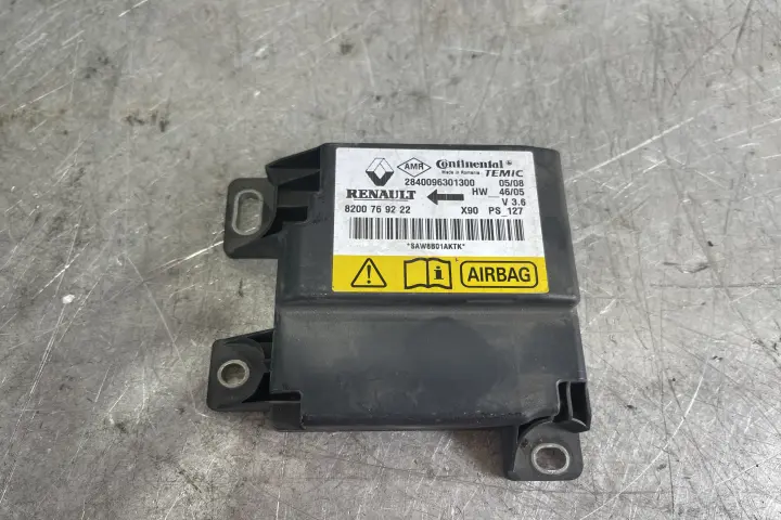 Calculator Airbag 8200769222 / 8200 76 92 22 Dacia Logan 2005 