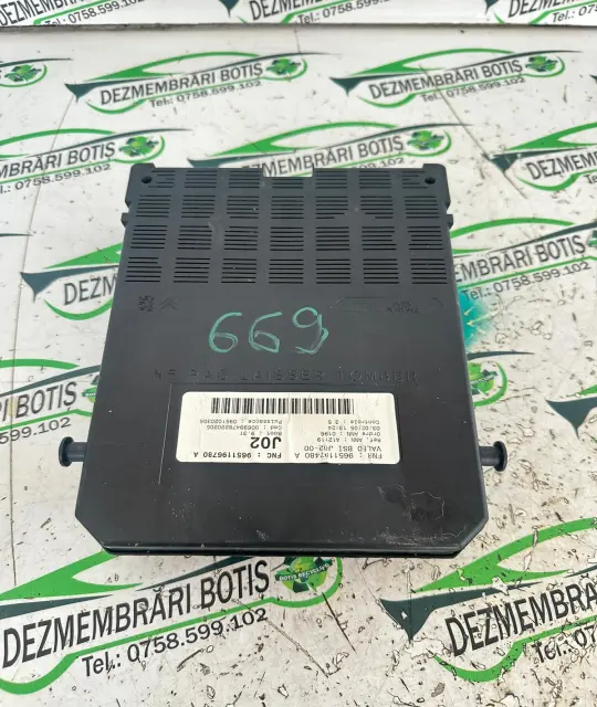 Modul Confort Peugeot 307 2005 
