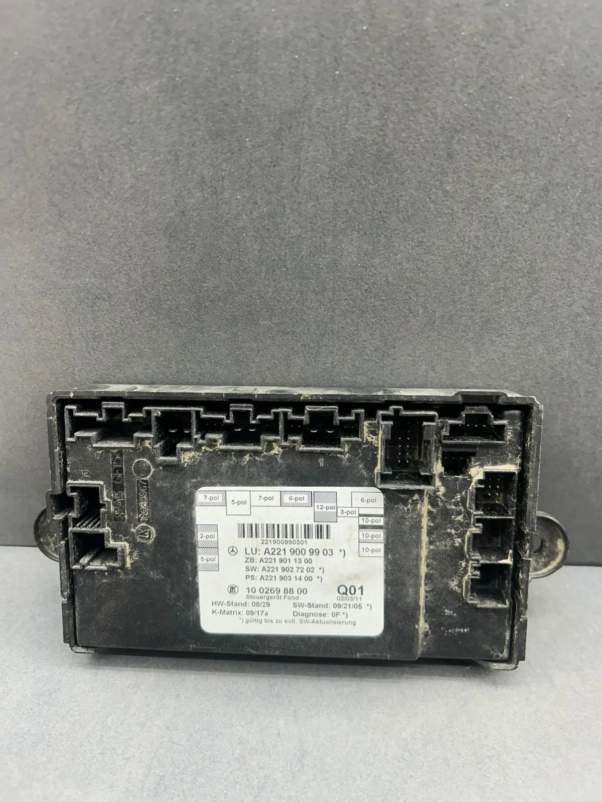 Modul Usa Spate Dreapta Mercedes Benz S Class 2011 