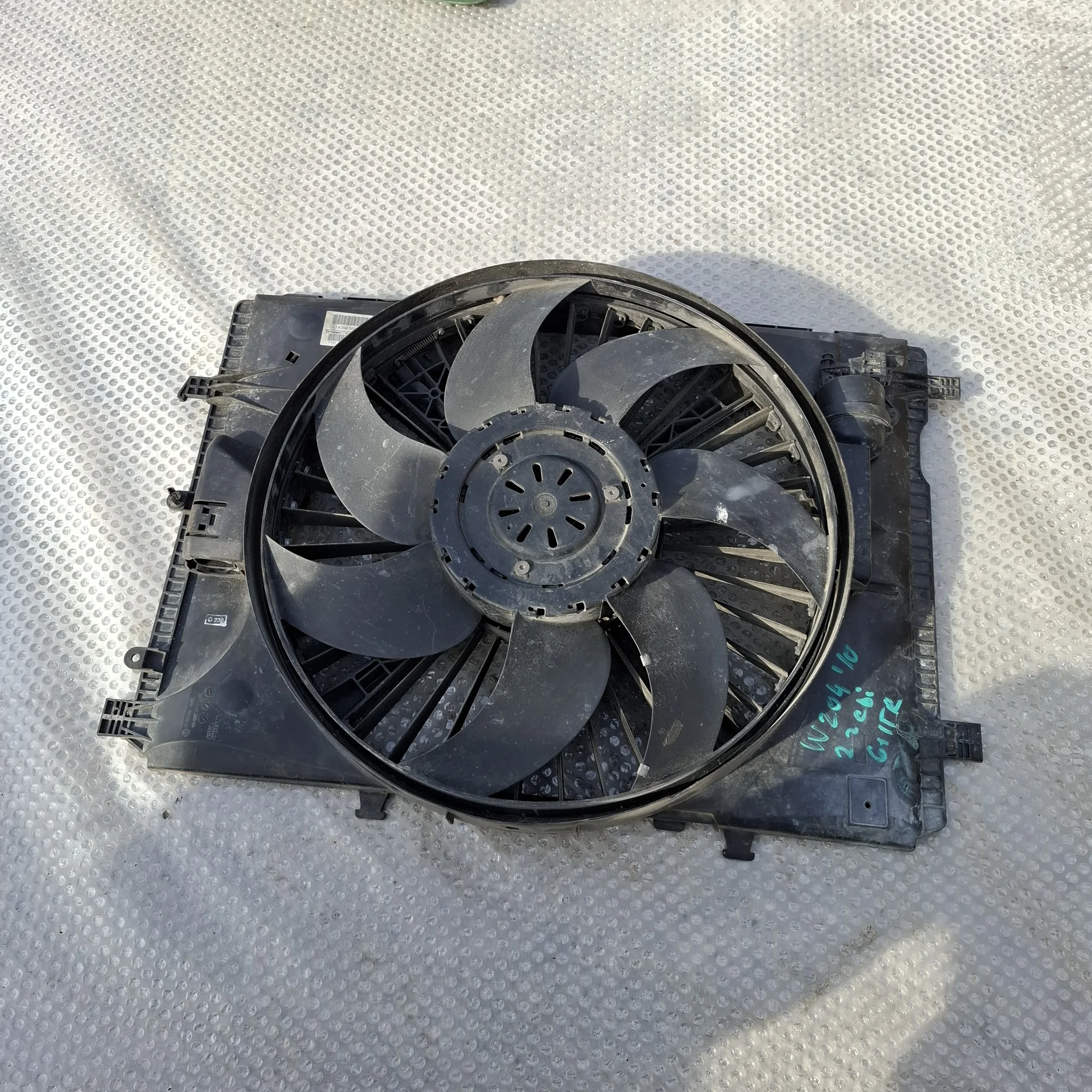 Electroventilator radiator Mercedes-Benz C-CLASS 2007-2014