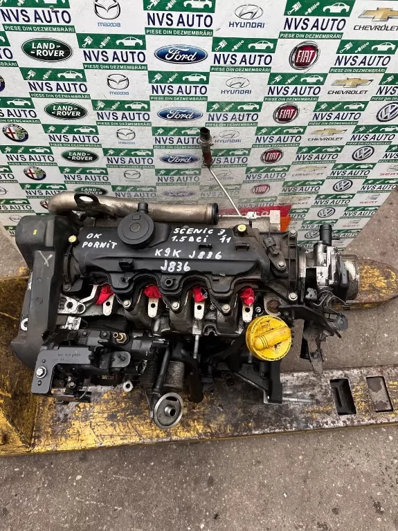 Motor Complet Fara Anexe Renault Scenic 3 1 5 Dci K9kj836 cod K9KJ836