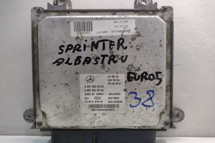 Ecu Calculator Motor Cod A6519002600 Mercedes Benz Sprinter 2 906 [2006 2013] 