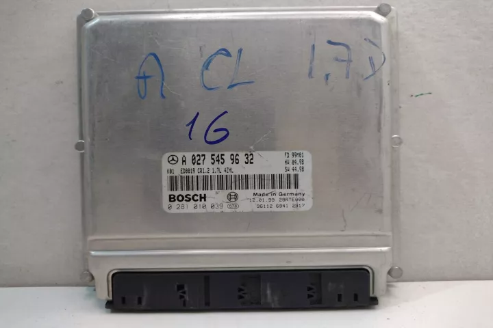 Ecu Calculator Motor Cod A0275459632 Mercedes Benz A Class W168 [1997 2001] 