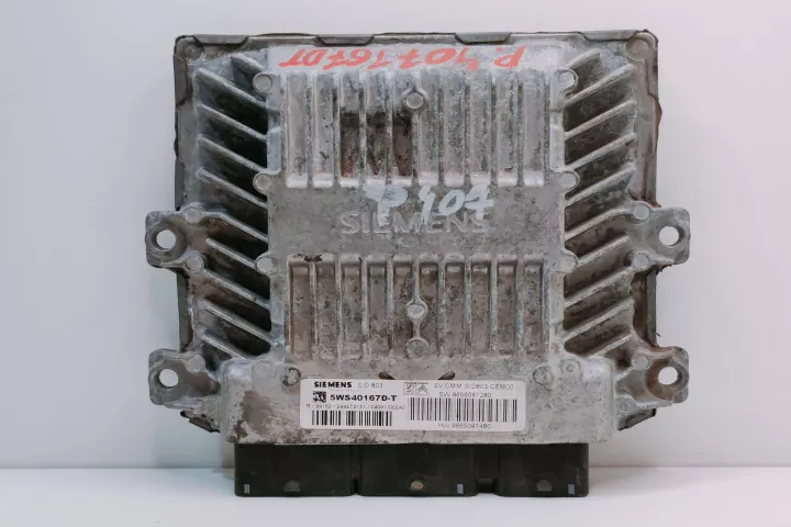 Ecu Calculator Motor Cod 9656061280 / 5ws40167dt Peugeot 407 [2004 2010] 