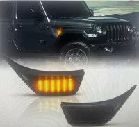 Lumini Pozitie Laterale Led Duble Dinamice Jeep Wrangler 2018 2023 Jl