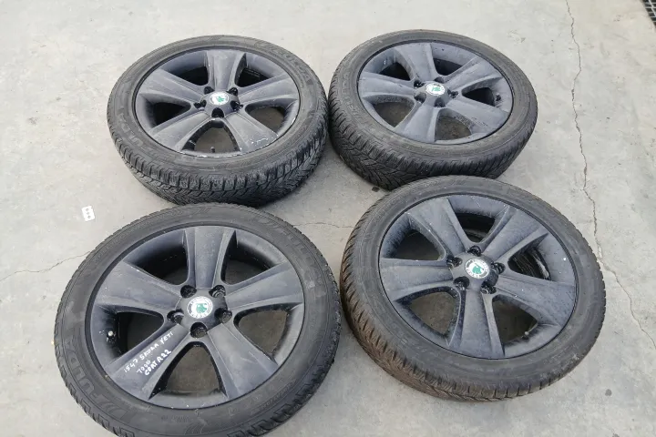Jante Aliaj Cu Anvelope 17 Set Skoda Yeti [2009 2014] Crossover 5 Usi 2 0 Tdi 4x4