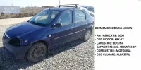 Dezmembrez Dacia Logan 1 5 65 Cp 2006 Cod112