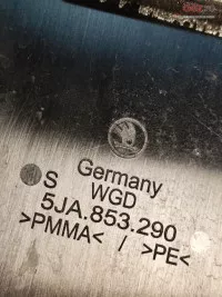 Ornament Stalp Lateral Dreapta 5ja853290 Skoda Rapid 2014 1 6 Diesel C cod 5ja853290