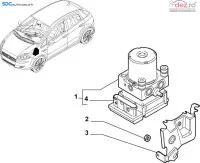 Unitate Modul Pompa Abs Fiat Grande Punto 2005 2012 Cod 0265800690 [x4289] (11501292)