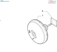 Tulumba Vacuum Vacum Serofrana Servo Frana Fiat Grande Punto 2005 2012 Cod (11038521)